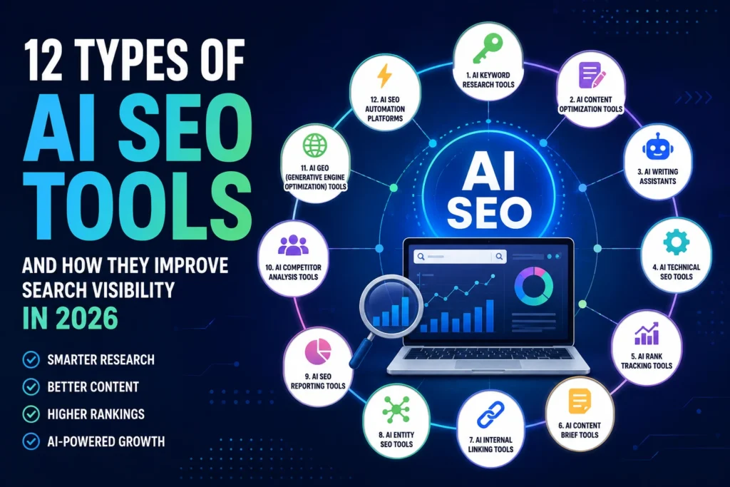 Types of AI SEO tools