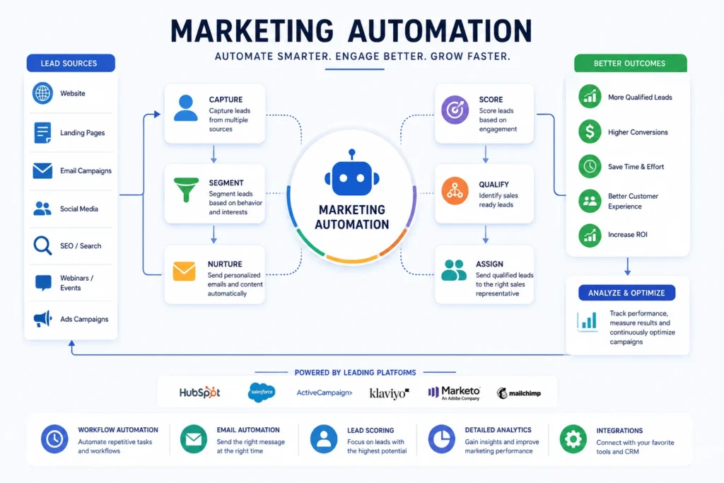 Marketing automation infographic
