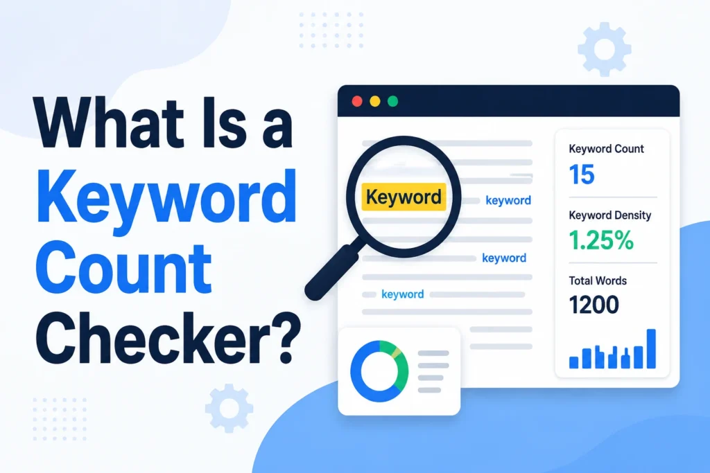 Illustration of a keyword count checker